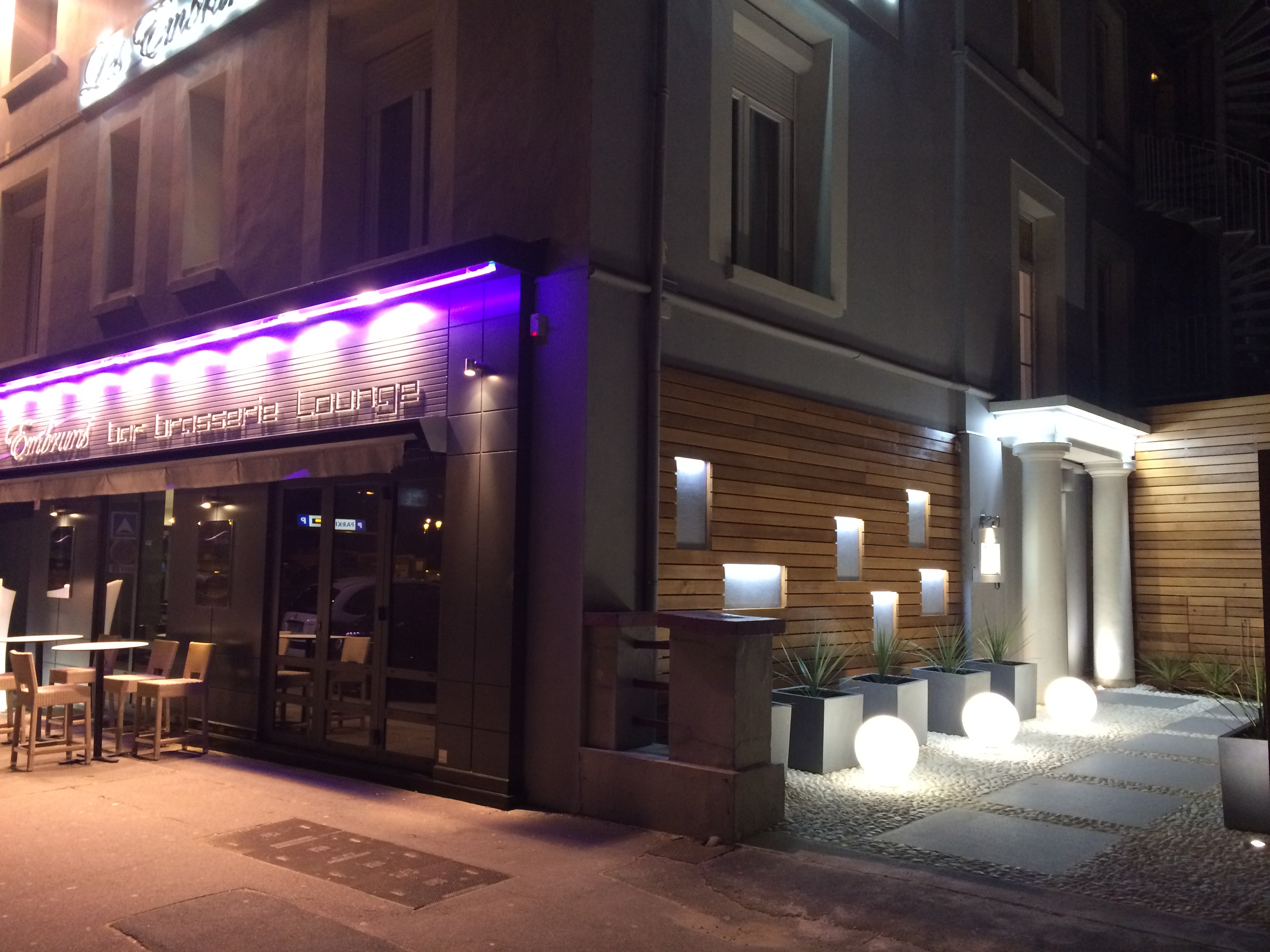 Les Embruns Hôtel Restaurant Bar lounge Barbara Delaruelle Architecte d'intérieur